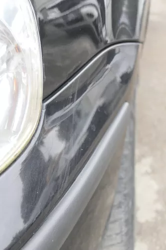 VW Polo 6N2 Stoßstange vorne Frontstoßstange Stoßfänger schwarz LC9Z +Grill d (161239)