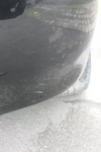 VW Polo 6N2 Stoßstange hinten Heckstoßstange Stoßfänger schwarz LC9Z - PDC (161272)