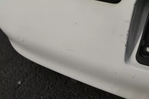 VW Polo 6N2 Stoßstange hinten Heckstoßstange Stoßfänger weiß LB9A (161333)