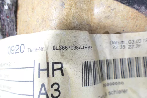 1x Audi A3 8L Seitenverkleidung Seite Verkleidung Tür rechts hinten 2/3-Türer (161361)