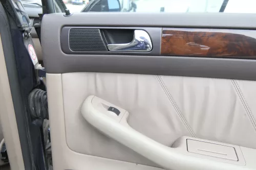 4x A6 4B Türverkleidung Verkleidung Tür vorne hinten links rechts Leder melange (161379)