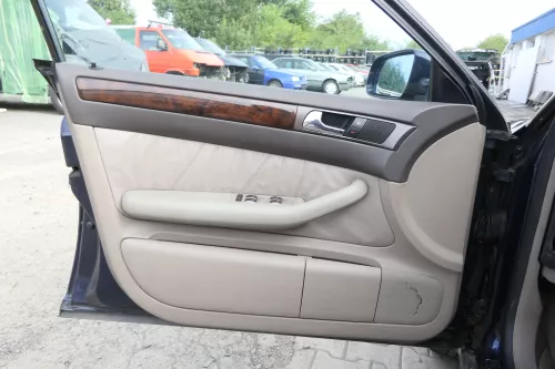 4x A6 4B Türverkleidung Verkleidung Tür vorne hinten links rechts Leder melange (161379)