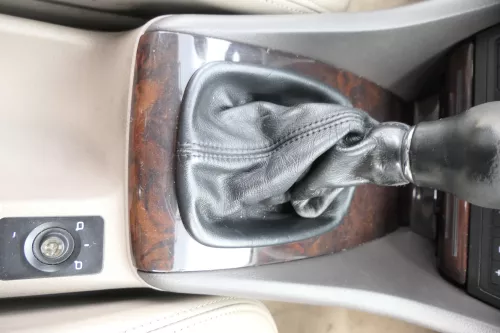 Audi A6 4B Schaltknauf Schaltsack Schaltknüppel original 6-Gang Leder schwarz (161393)