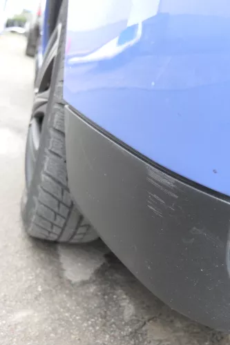 VW Lupo Stoßstange vorne Frontstoßstange Stoßfänger blau LR5A jazzblue (161464)