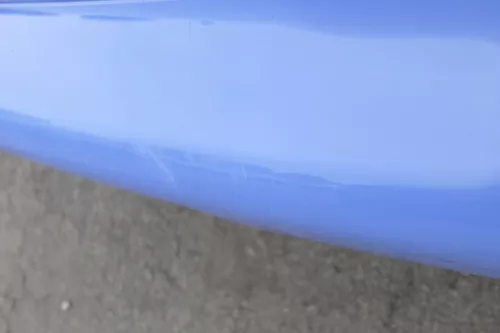 VW Lupo Stoßstange hinten Heckstoßstange Stoßfänger blau LR5A (161467)