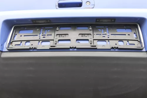 VW Lupo Stoßstange hinten Heckstoßstange Stoßfänger blau LR5A (161467)