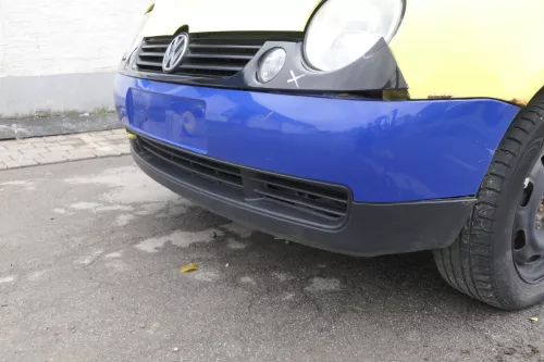 VW Lupo 6x Stoßstange vorne Frontstoßstange Stoßfänger blau LW5Z jazzblue (161473)