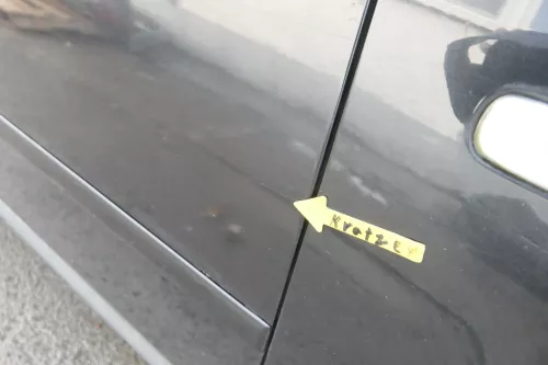 Audi A6 4B C5 Tür nur Türblatt vorne rechts Beifahrertür schwarz LZ9W (161551)