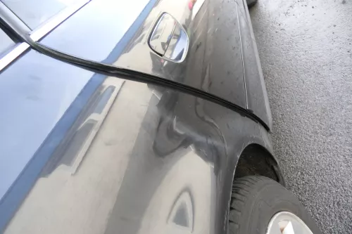 Audi A6 4B C5 Tür nur Türblatt hinten rechts schwarz LZ9W (161552)