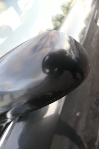 Audi A6 4B Spiegel Außenspiegel links elektrisch schwarz LZ9W mit GLAS (161559)