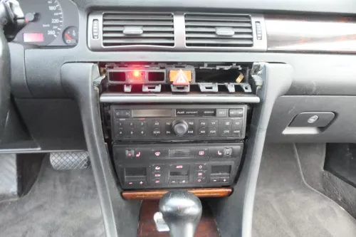 A6 4B C5 Verkleidung Klappe Abdeckung Dekor Holz Optik Nußbaum Wurzel 2UQ 5MZ