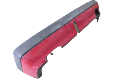 VW Golf 2 Stoßstange hinten Heckstoßstange Stoßfänger rot Träger Pralldämpfer