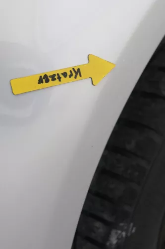 VW Passat 3B Kotflügel vorne rechts silber LB7Z grau (161686)