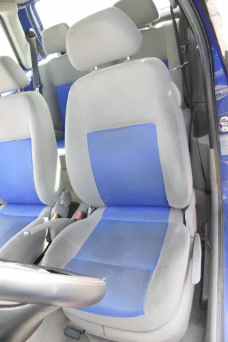 Seat Arosa Lupo Sitz vorne links Fahrersitz Höhenverstellung blau grau (161825)