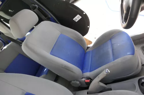Seat Arosa Lupo Sitz vorne links Fahrersitz Höhenverstellung blau grau (161825)