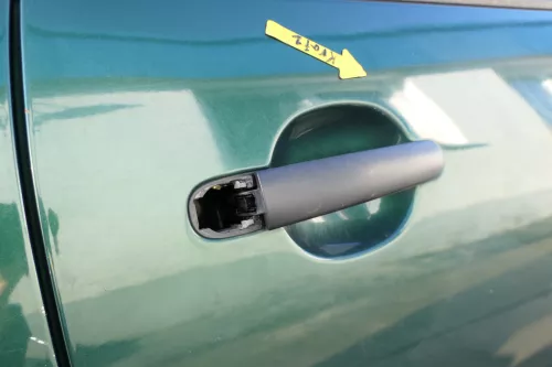 VW Golf 4 Tür vorne rechts Beifahrertür 2/3-Türer grün LC6M brightgreen ohnAnbau (161857)