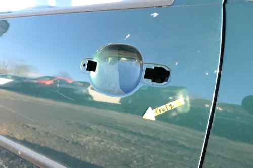 VW Golf 4 Tür vorne links Fahrertür 2/3-Türer grün LC6M brightgreen ohne Anbaute (161858)