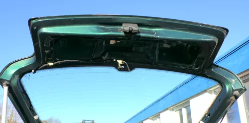 VW Golf 4 Limousine Heckklappe Kofferraumklappe Klappe hinten grün LC6M-ohneAnb (161859)