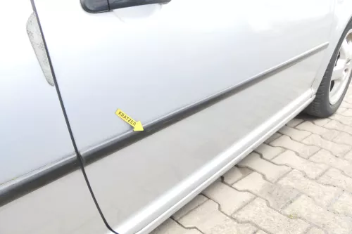 VW Golf 4 Tür vorne rechts Beifahrertür 2/3-Türer LA7W silber grau ohnAnbauteile (162035)