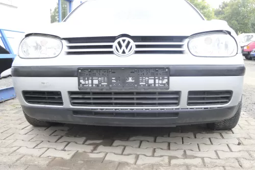 VW Golf 4 1J Stoßstange vorne Stoßfänger vorn silber grsau LA7W Frontstoßstange