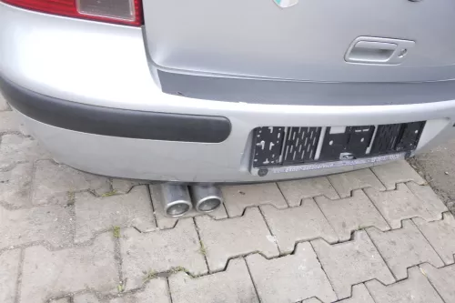 VW Golf 4 Limousine Stoßstange hinten Heckstoßstange Stoßfänger silber grau LA7W (162040)