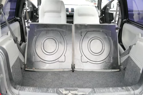 VW Lupo Seat Arosa Sitz Rückbank Sitzfläche Sitze für Kopfstützen grau (162091)