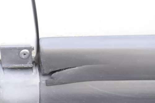 Audi A4 B5 Tür nur Türblatt hinten rechts grau silber LY7W - Facelift (162129)