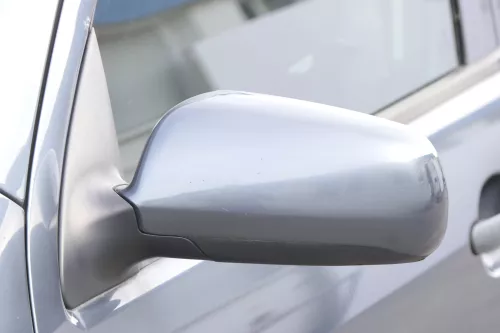 Skoda Fabia 6Y elektrisch Spiegel Außenspiegel links mit Glas grau LF7V