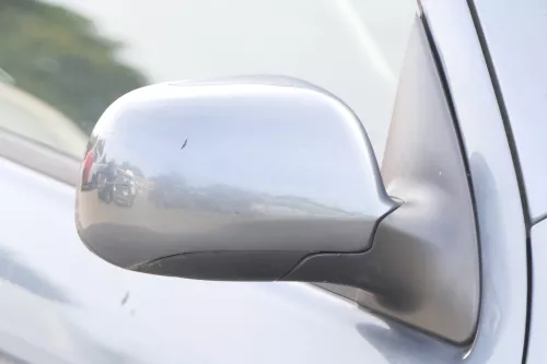 Skoda Fabia 6Y elektrisch Spiegel Außenspiegel rechts mit Glas grau LF7V (162152)