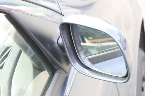 Skoda Fabia 6Y elektrisch Spiegel Außenspiegel rechts mit Glas grau LF7V