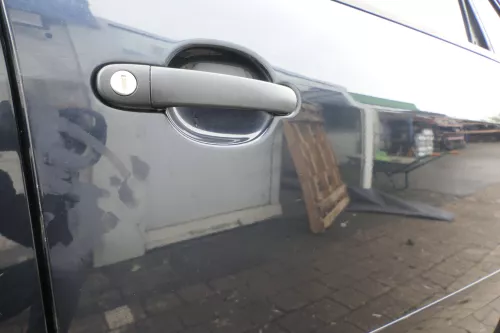 Audi A2 8Z Tür nur das Türblatt vorne rechts blau LZ5Q - ohne Anbauteile -kobalt (162184)