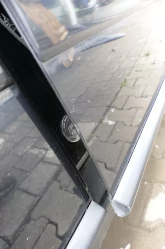 Audi A2 8Z Tür nur das Türblatt vorne rechts blau LZ5Q - ohne Anbauteile -kobalt (162184)