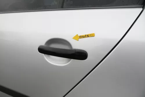 VW Golf 5 V 1K Tür nur das Türblatt hinten links 4/5-Türer silber LA7W grau (162227)