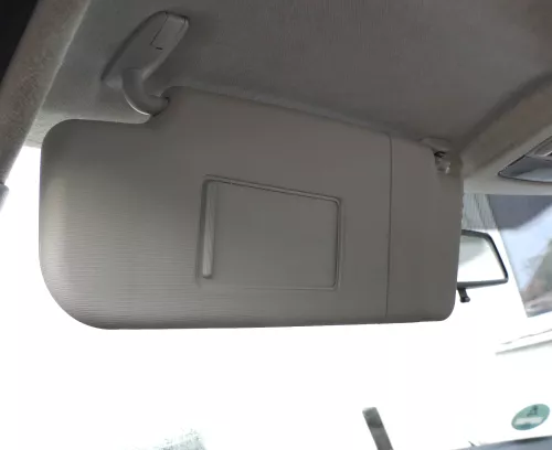 Skoda Fabia Roomster 5J Sonnenblenden Sonnenblende grau links vorne grau Spiegel