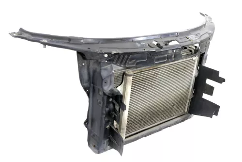 Skoda Roomster Fabia 5J Schloßträger mit Kühler Kondensator Lüfter 1.9 TDI Benzi (162293)