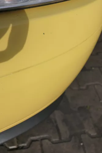 VW Fox 5Z Stoßstange vorne Stoßfänger gelb LY1C mit Grill (162304)