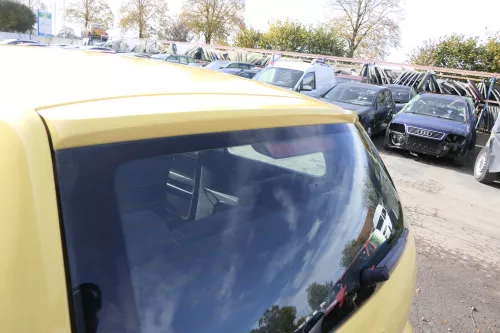 VW Fox 5Z Heckklappe Kofferraumklappe Klappe hinten + Scheibe gelb LY1C (162309)