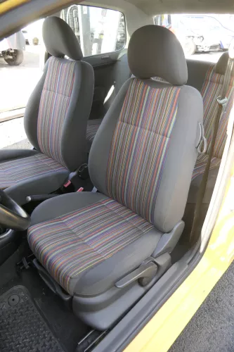 VW Fox Sitz Fahrersitz vorne links OHNEAirbag höhenverstellbar (162321)