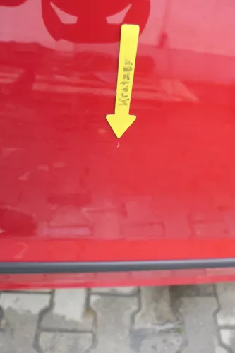 VW Fox 5Z Tür vorne rechts Beifahrertür rot LY3D (162326)