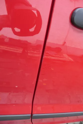 VW Fox 5Z Tür vorne rechts Beifahrertür rot LY3D (162326)