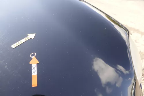 VW Lupo Motorhaube Klappe Frontklappe Haube vorne schwarz L041 uni 162346 (162346)