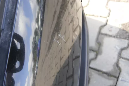 VW Lupo 6X Stoßstange vorne Frontstoßstange Stoßfänger schwarz L041 MÄNGEL! (162347)