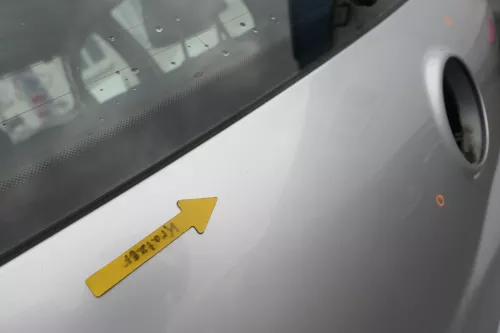 VW Golf 5 V Heckklappe hinten Kofferraumklappe mit Scheibe silber grau LA7W Sil (162377)