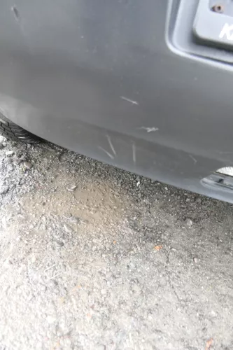 VW Golf 5 1K Limousine Stoßstange hinten Heckstoßstange silber LA7W (162378)