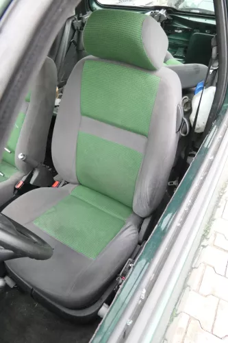 Seat Arosa Lupo Sitz vorne links Fahrersitz Höhenverstellung grün  (162393)