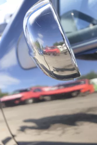 VW Golf 4 Bora manueller Spiegel vorne links Außenspiegel schwarz L041 (162427)