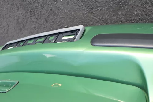 VW Golf 4 Limousine Stoßstange hinten Heckstoßstange Stoßfänger grün LA6P (162596)