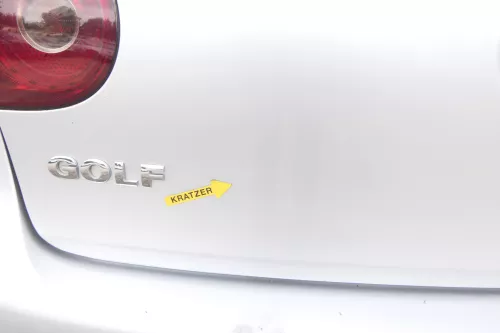 VW Golf 5 V Heckklappe hinten Kofferraumklappe mit Scheibe silber grau LA7W Sil (162662)