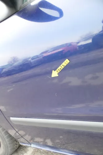 Seat Leon Toledo 1M Tür vorne links Fahrertür blau LB5N -ohne Anbauteile (163159)