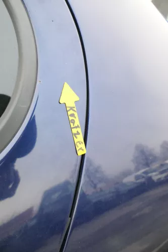 Seat Leon Toledo 1M Tür hinten links Fahrerseite blau LB5N - ohne Anbauteile (163160)